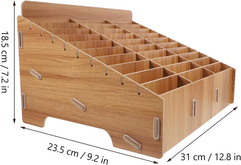 TOPBATHY Handy Box Schule Handy-Aufbewahrungsbox 30-Fächer- -Handy-Desktop-Organizer Telefonmanageme