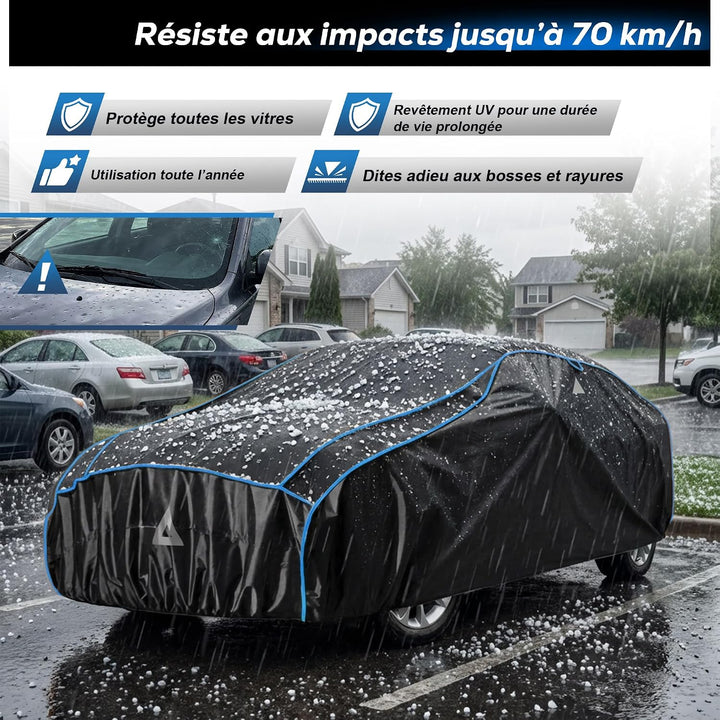 Hagelschutzplane Auto,Verdickte Eva Abdeckplane Vollgarage,wasserdichte Allwetter Autoabdeckung,Sonn