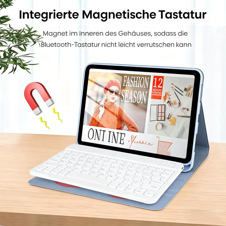 Hülle mit Tastatur für Lenovo Idea Tab 11" 2025 TB-336FU/TB-336ZU, Tastaturs Hülle für Lenovo Idea 1