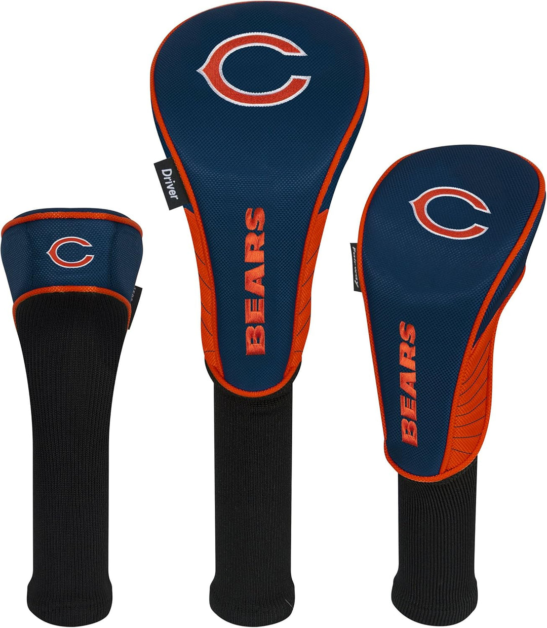 Team Effort NFL Schlägerhauben-Set, 3 Stück Chicago Bears, Chicago Bears