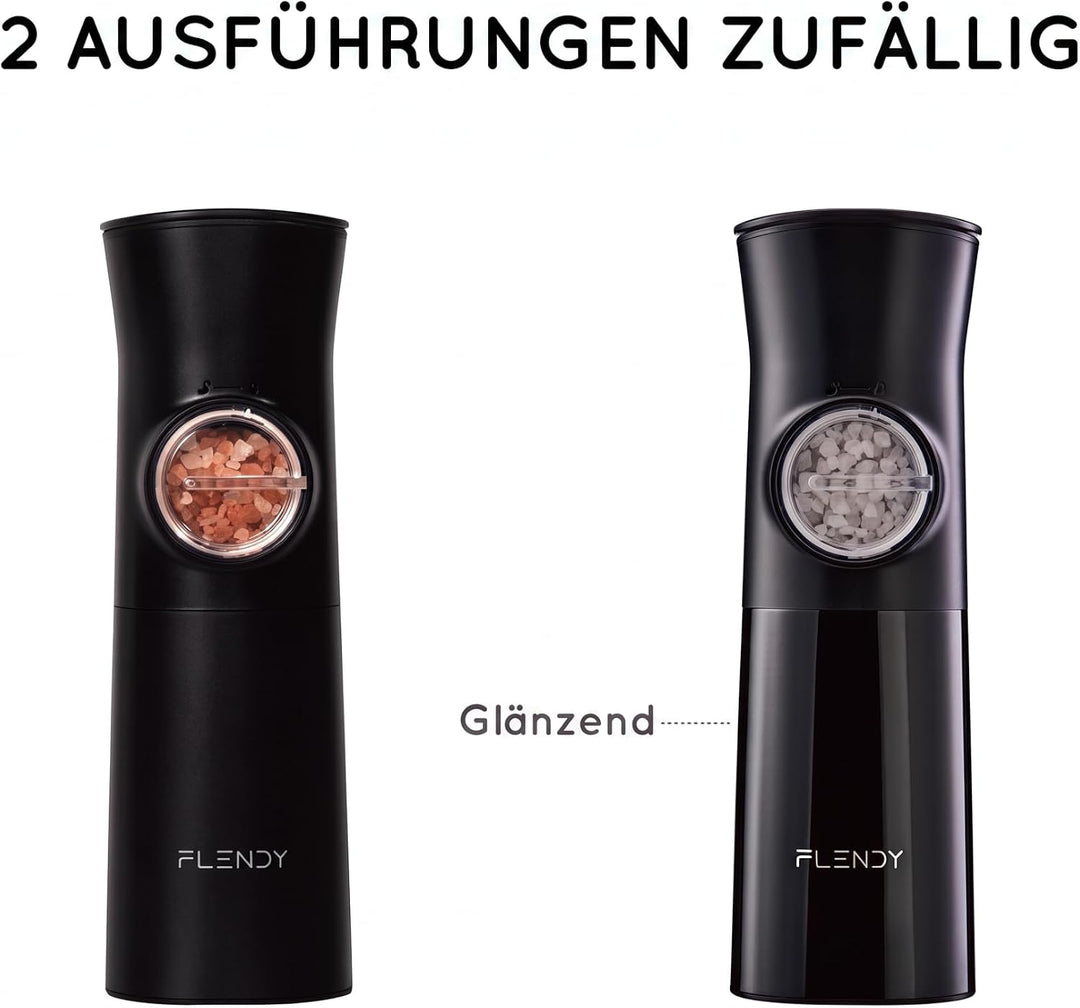 Schwerkraft elektrische Salz und Pfeffermühle Set, 2er-Set Wiederaufladbare elektrische Salz und Pfe