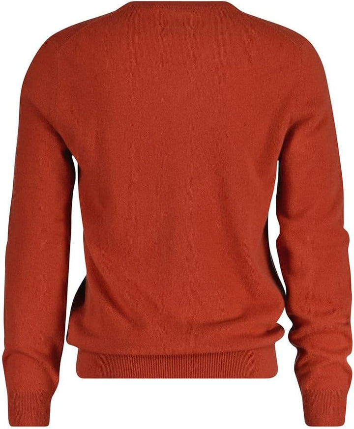 GANT Herren Md. Extrafine Lambswool V-Neck Pullover S Iron Red, S Iron Red