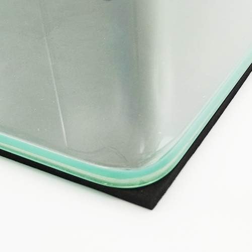 Blau Cubic Nano Rechteckbecken 28 Liter Floatglas 40x25x28 cm.