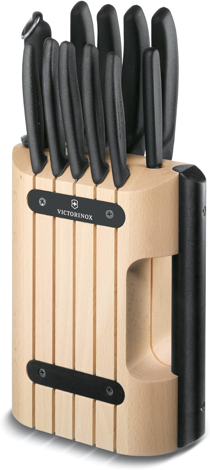 Messerblock CLASSIC, 11-tlg, Nylongriffe schwarz,