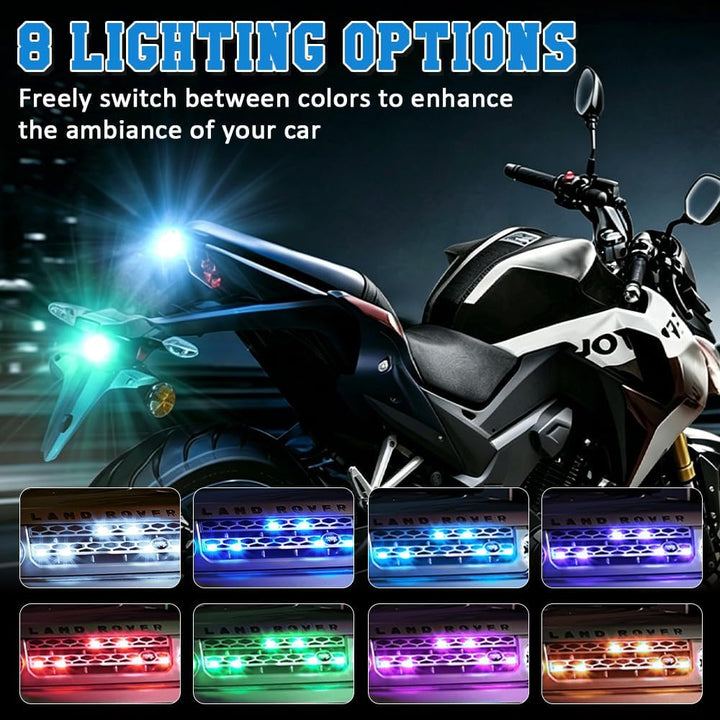 Kabellose Led Lichter, 8 Farbiges Mini led Licht Wasserdicht (B - 8 Stück), B - 8 Stück