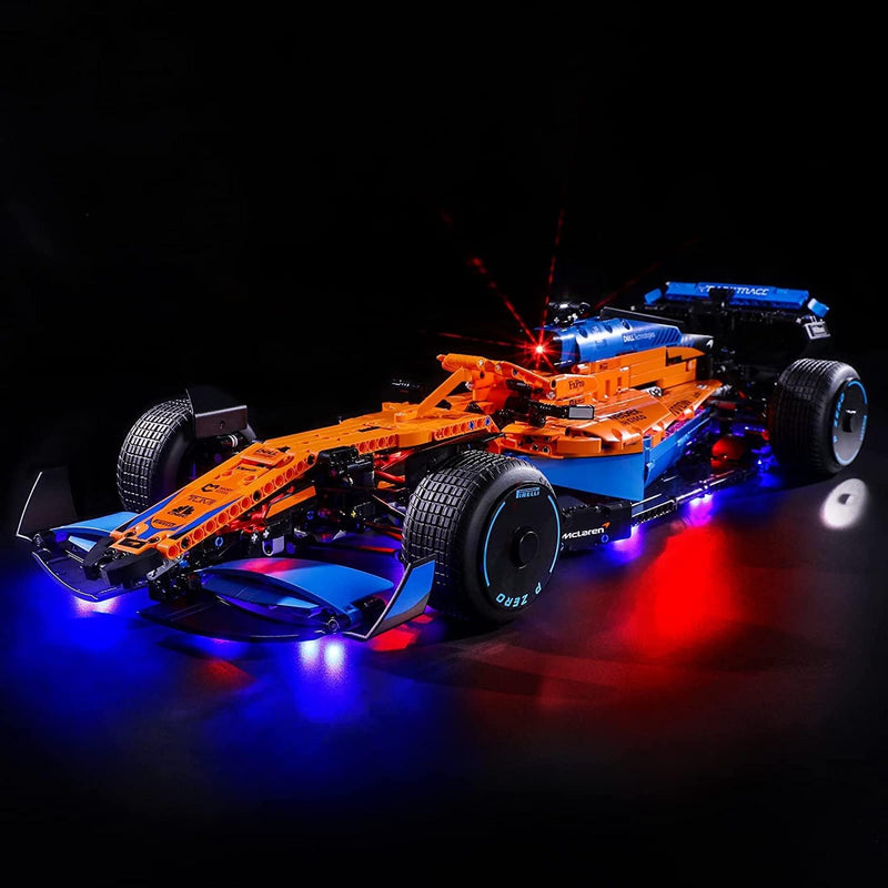 GEAMENT LED Licht-Set Kompatibel mit Lego McLaren Formel 1 F1- Beleuchtungsset für Technic 42141 Bau