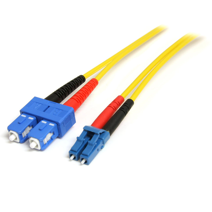 StarTech.com 10m Single Mode 9/125 Duplex LSZH LC auf SC OS1 LWL / Glasfaser-Netzwerkkabel, Gelb 30