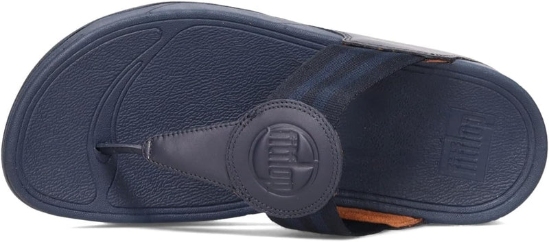 Fitflop Damen Walkstar Keilsandale, Midnight Navy, 43 EU Breit