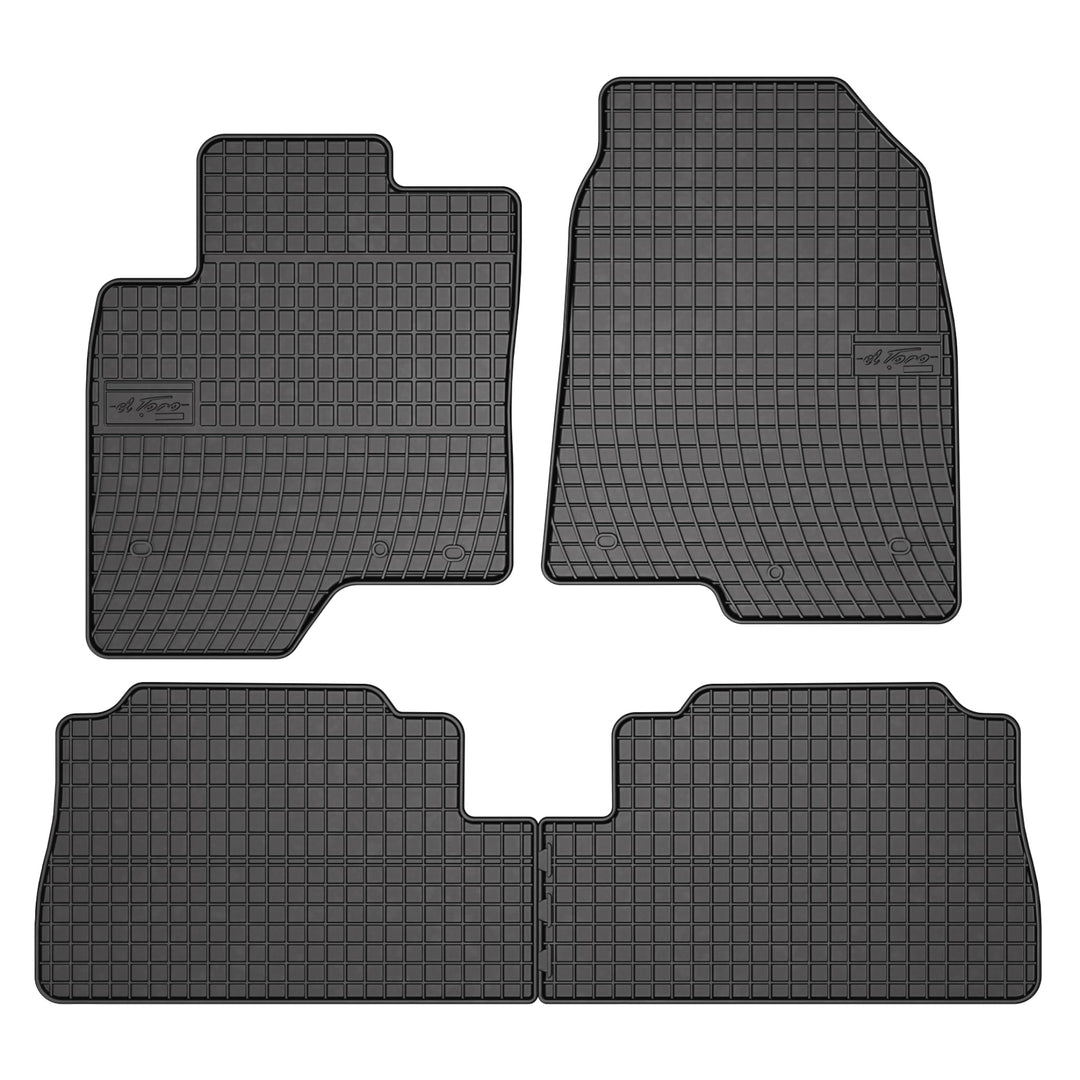 FROGUM EL Toro Gummimatten Ganzjähriges-Set von Autofussmatte Auto Fussmatten für Chevrolet Captiva