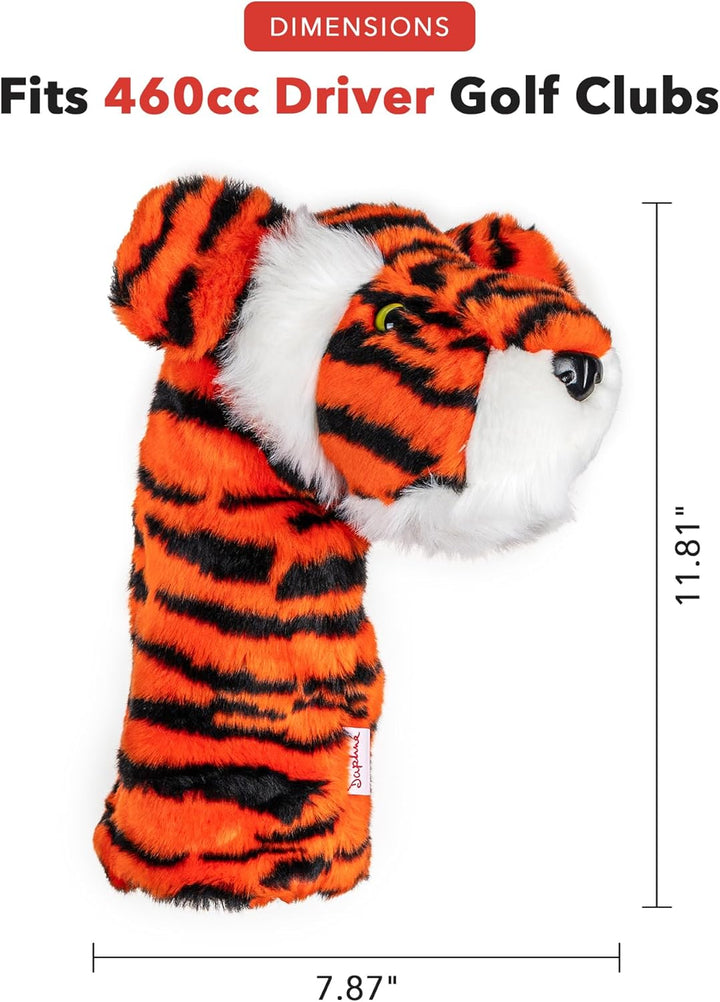 Daphne’s Headcovers Tiger Headcover Funny Golf Club Cover Stylish Protection for Club Driver Headcov