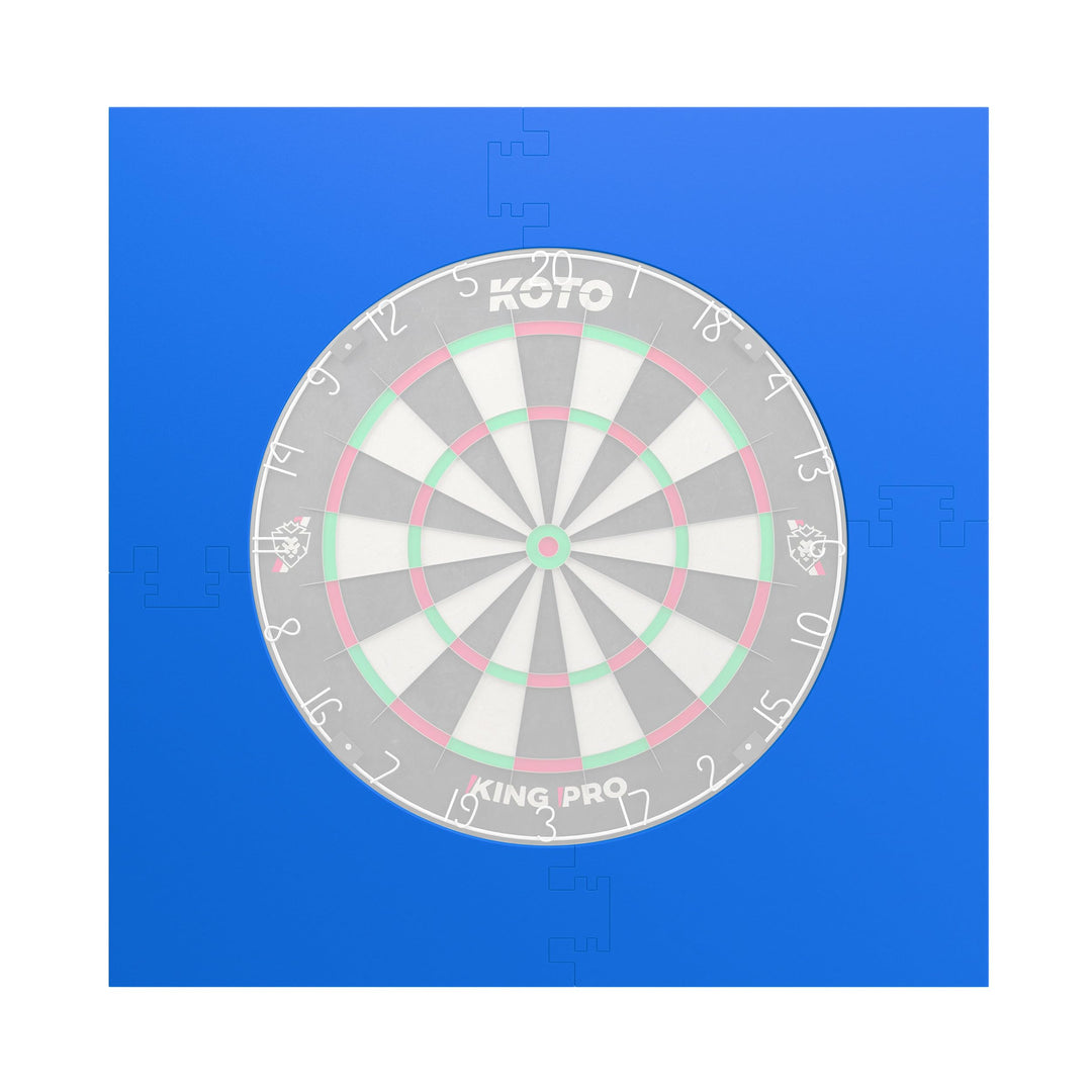 KOTO - 4pcs. Dart Surround, langlebige Dart wandschutz, verhindert Schäden, Eva 4PCS Quadrat Blau, 4
