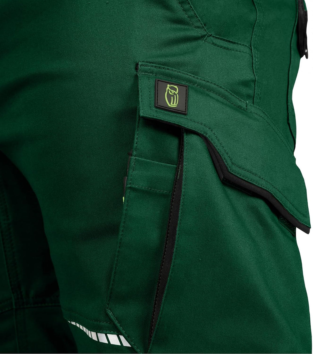 Leibwächter Kurzehose Damen Shorts Flex LINE grün-schwarz Nr. FLXDK21 Grösse 38