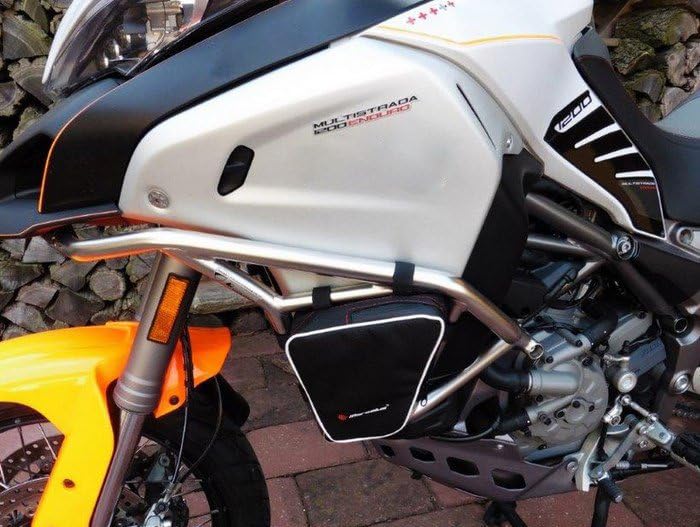 Taschen für Touratech Sturzbügel kompatibel mit Ducati Multistrada 1200 Enduro 2016-2019