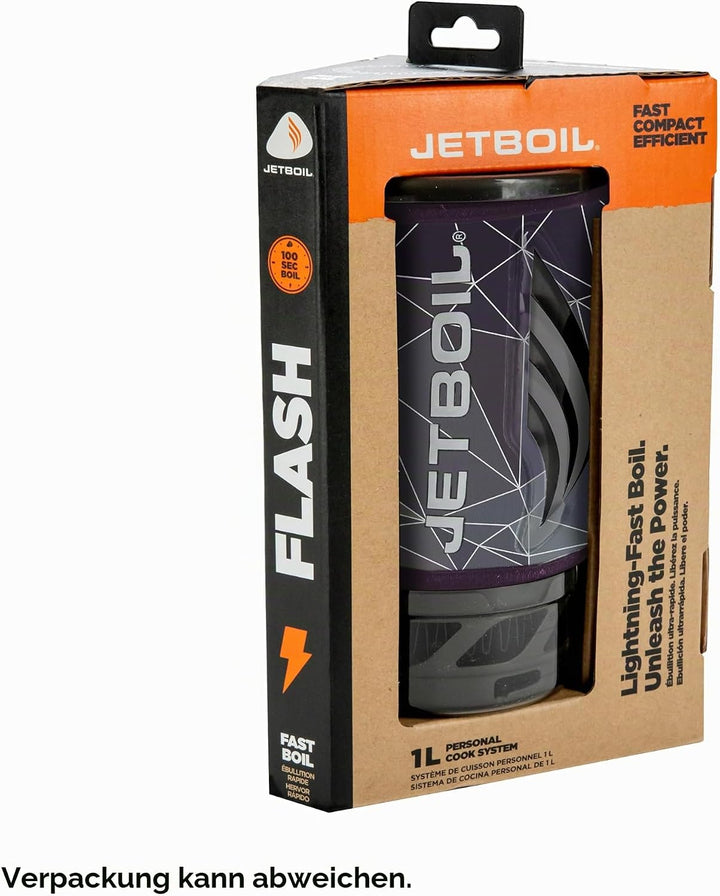 Jetboil Flash Campingkocher/Kochsystem für Camping- und Backpacking Bruchsicher, Bruchsicher