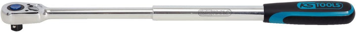 KS Tools 918.1270 1/2" CHROMEplus Teleskop-Umschaltknarre, 36 Zahn