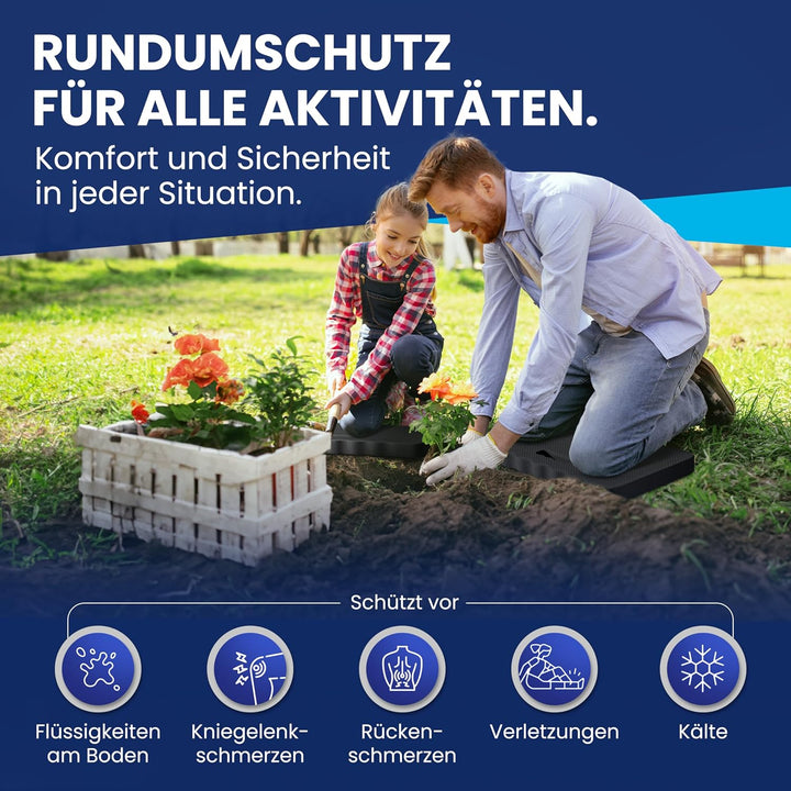 NTG Kniekissen 40 mm – Extra Dicke Knieunterlage aus Hochdichtem Schaumstoff Knieschoner für Garten,