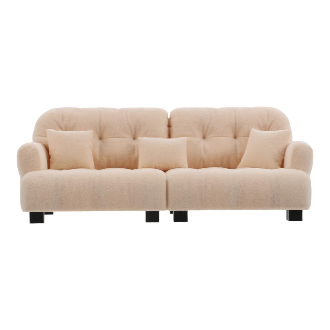 Supvox Massstab Plüsch Mini Couch Modern Miniatur Wohnzimmer Möbel Kleine Möbel für Puppenhaus Dekor
