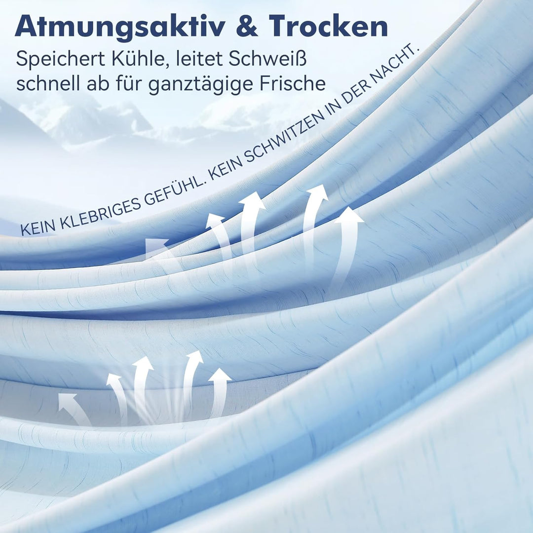 Elegear Kühldecke 150 x 200cm, Japanische Arc-Chill 3.0 Q-Max>0,5 Kühlfasern Selbstkühlende Sommerde