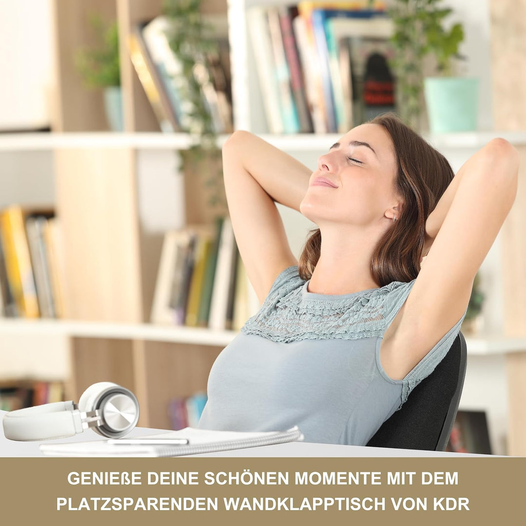 Wandklapptisch Schreibtisch Tischplatte 70x50 cm Klapptisch Esstisch Küchentisch für die Wand Bartis