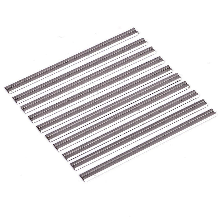 HSS Hobelmesser, 82 mm Ersatz für Makita DKP180, 18 V, kabellos, LXT-Qualität, 10 Stück Title