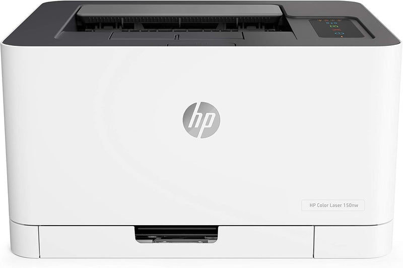 HP Color Laser 150nw Farb-Laserdrucker (Drucker, USB, LAN, WLAN),weiss-grau Drucker WLAN