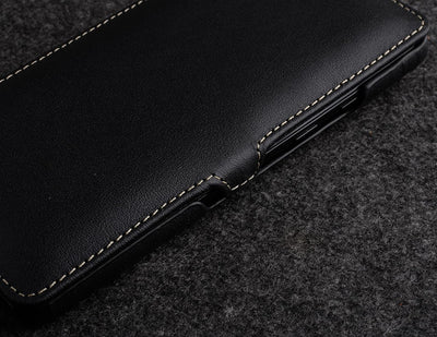 STILGUT Book Case kompatibel mit Google Pixel 6 Pro Hülle aus Leder mit Clip-Verschluss, Lederhülle,