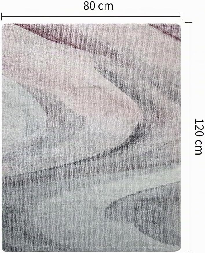 Teppich Wohnzimmer Kurzflor Pflegeleicht,Anti-Rutsch Rückseite,Moderne Vielfarbiges Design,Passend f