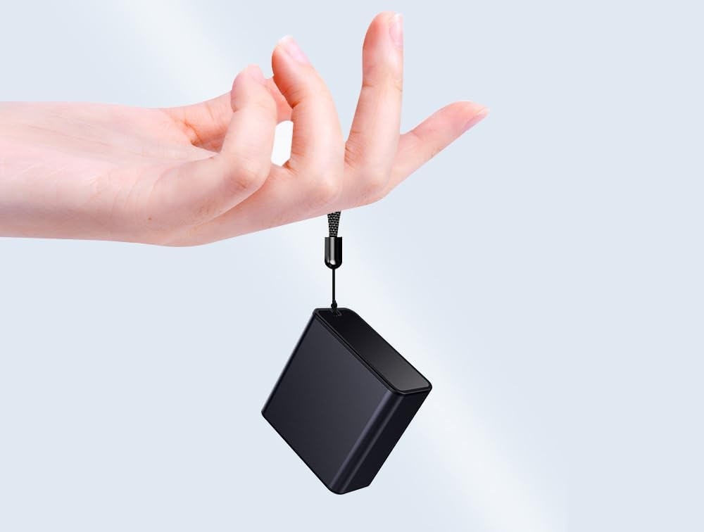 Kompaktes Diktiergerät Q65 | 32GB USB Audio-Aufnahmegerät | Diktaphon mit Sprachaktivierung, 192kbps