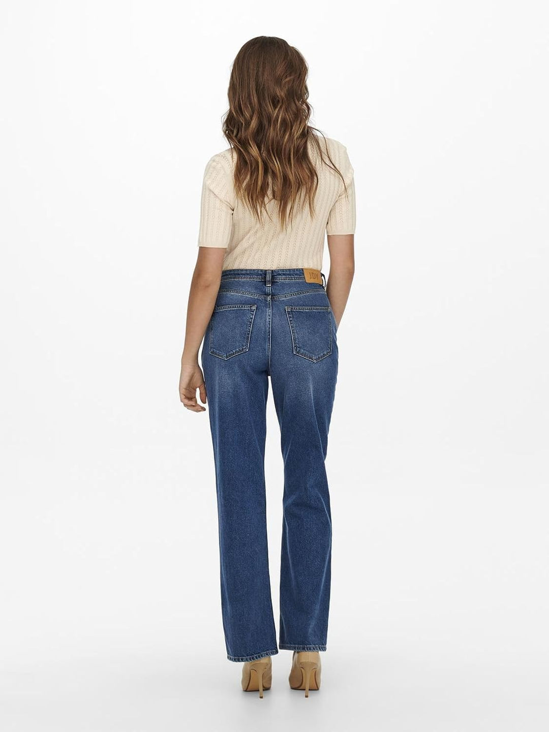 JdY Damen Jdydichte Hw Wide Db DNM Noos Jeans S / 32L Dark Blue Denim, S / 32L Dark Blue Denim