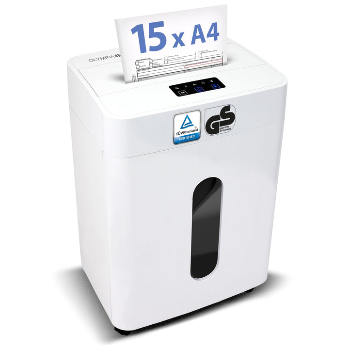 Olympia CC 2515 S Aktenvernichter | Papierschredder Aktenvernichter &amp; Paper Shredder für Dokumente,