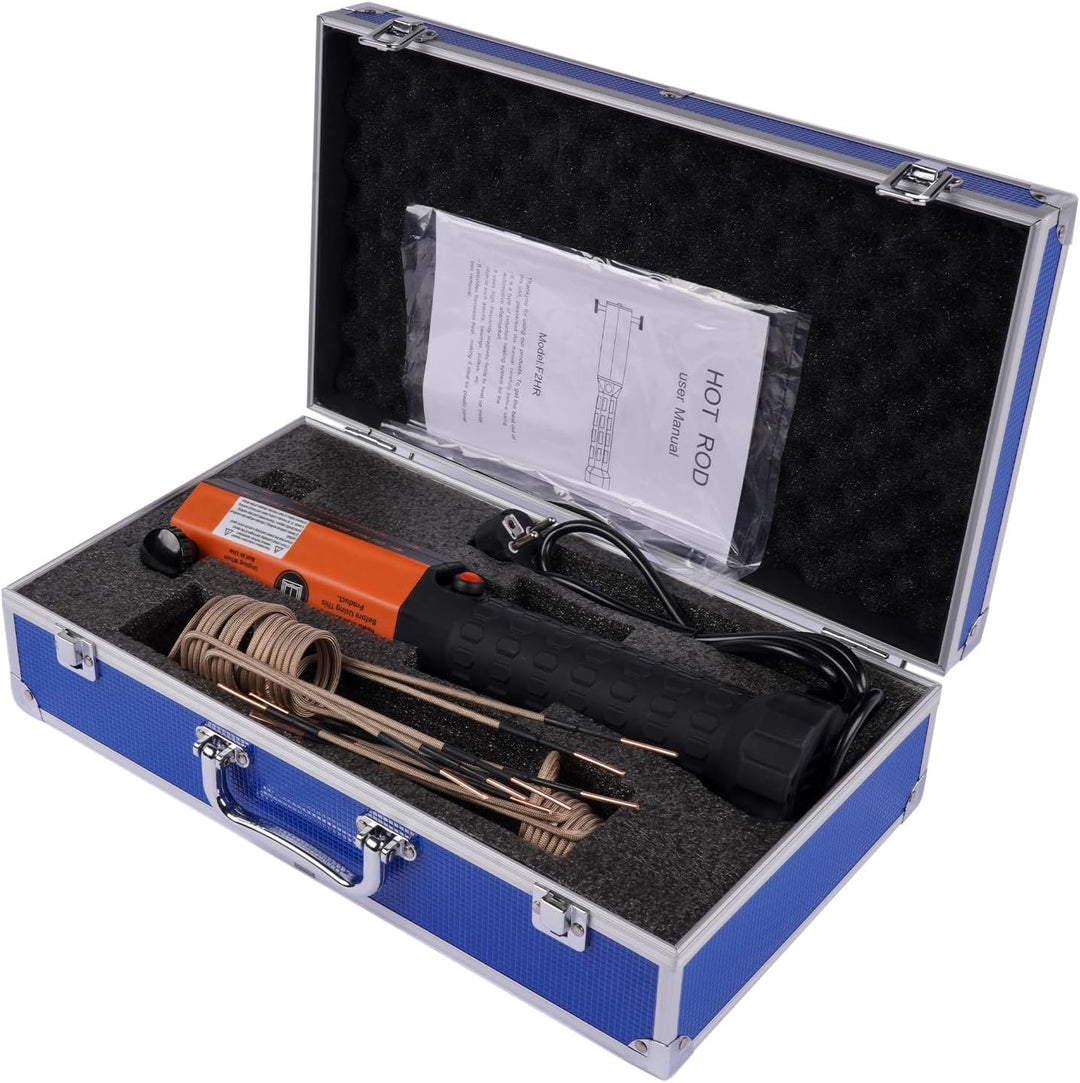 1200W Magnetisches Induktionsheizgerät-Set 220V, Bolzen-Induktionsheizgerät mit 10 Induktionsspulen,