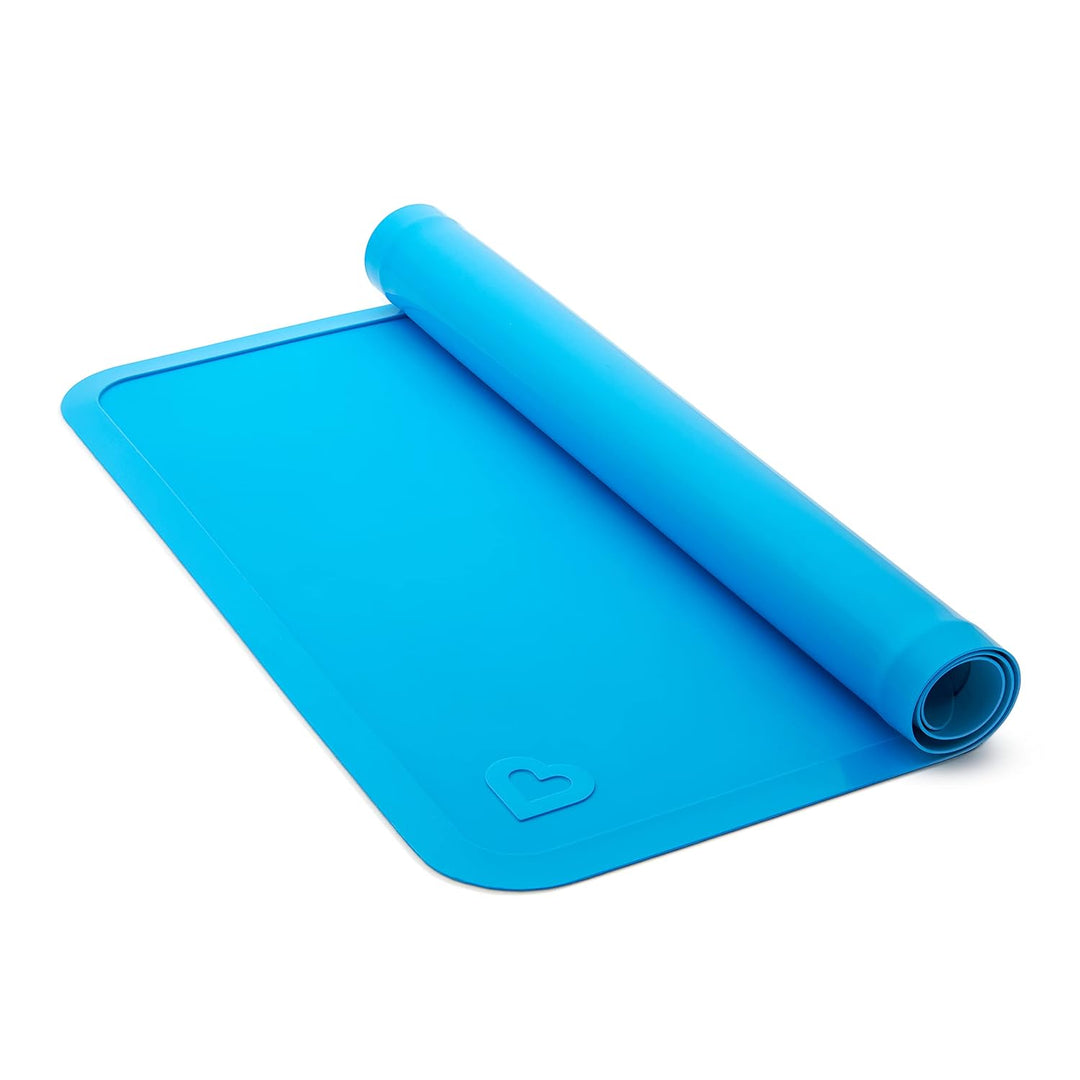 Munchkin Silikon-Tischsets für Kinder, 2er-Pack, blau/lila