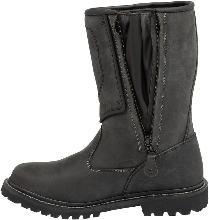 Kochmann Nevada Motorradstiefel (Black,45) 45 EU Schwarz, 45 EU Schwarz