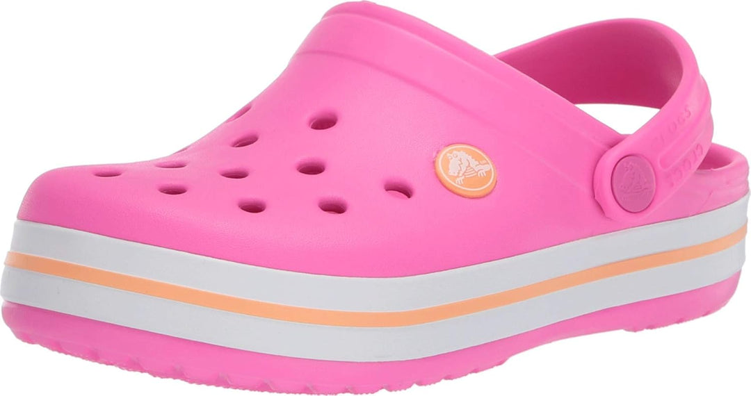 Crocs Unisex Kinder Crocband Kids Clogs 22/23 EU Electric Pink Cantaloupe, 22/23 EU Electric Pink Ca