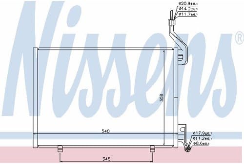 NISSENS 940107 Kondensator, Klimaanlage