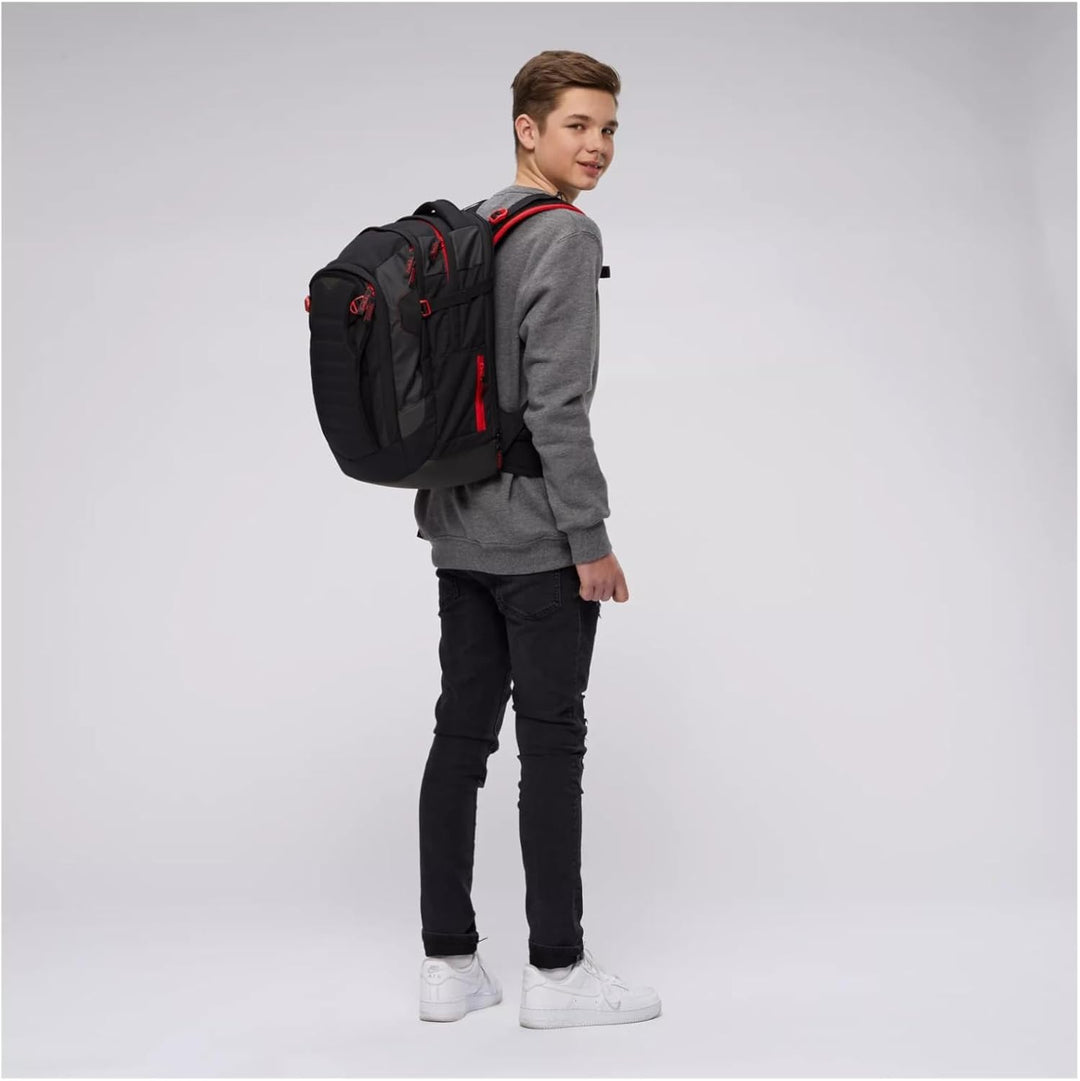satch Unisex Kinder Match Schulrucksack match (1er Pack) Einheitsgrösse Fire Phantom, Einheitsgr