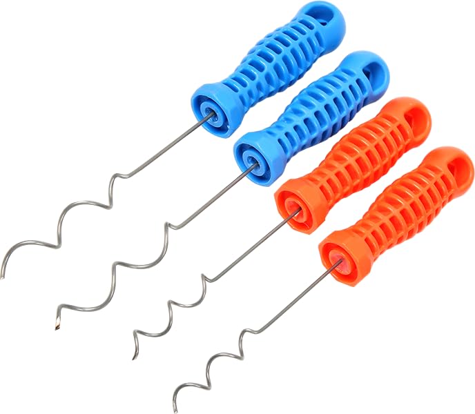 MULTIPICK Spiralöffner [4 Teile | Ø 1,5 + 1,7 mm] Türfallen Öffnungsset - Schlüsseldienst Werkzeug S