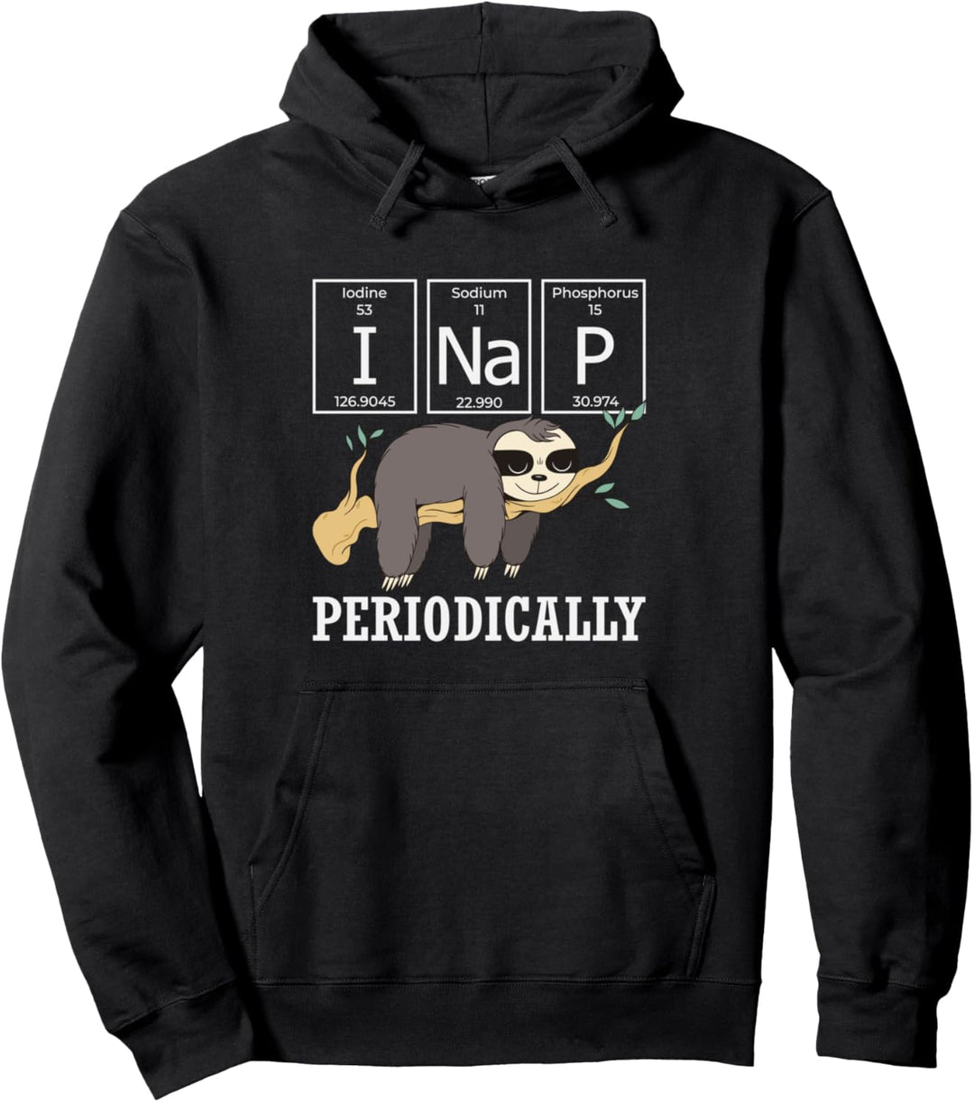 Science Funny Animal Biology Math Mathematic Sloth Pullover Hoodie
