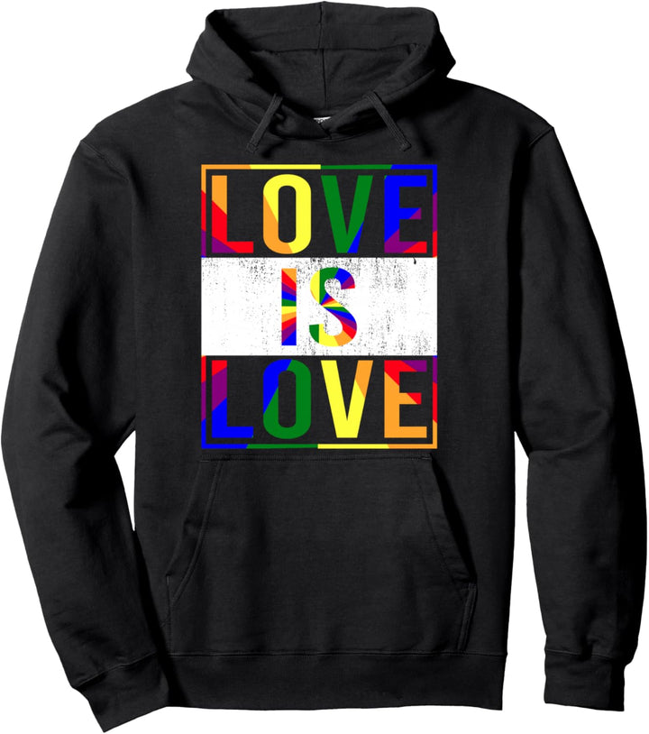 love is love gay Pride month LGBT Community CSD Pride Pullover Hoodie