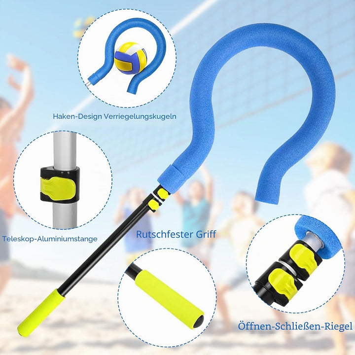 Volleyball Spike Trainer, Volleyball Trainingshilfe Question Mark Hook Handheld Volleyball Training