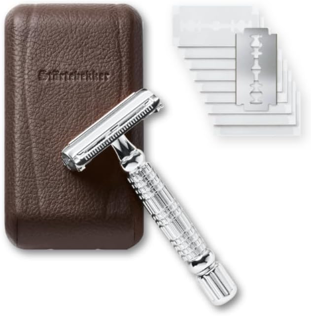 Störtebekker® Premium Rasierständer 'Hamburg' aus Edelstahl in Silber - geeignet für (Störtebekker®)