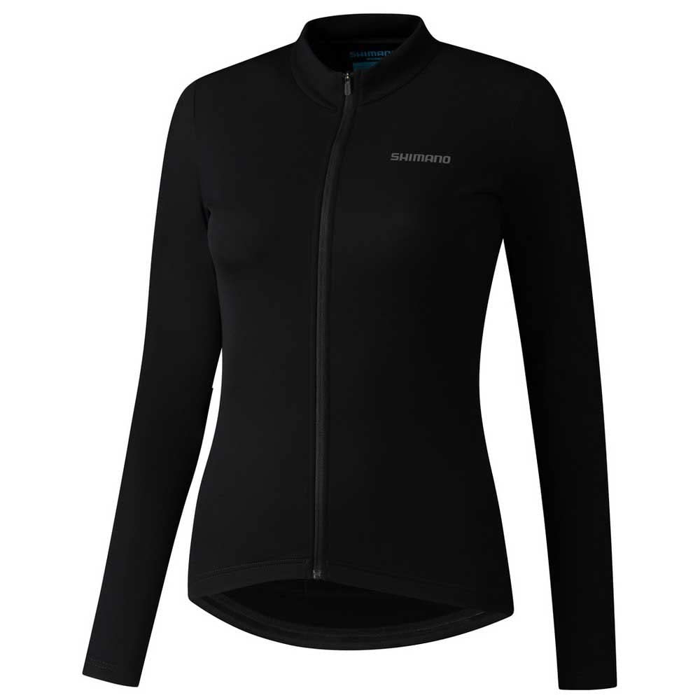SHIMANO Unisex Sc97014 Damen Element LS Jersey, schwarz, Grösse XL