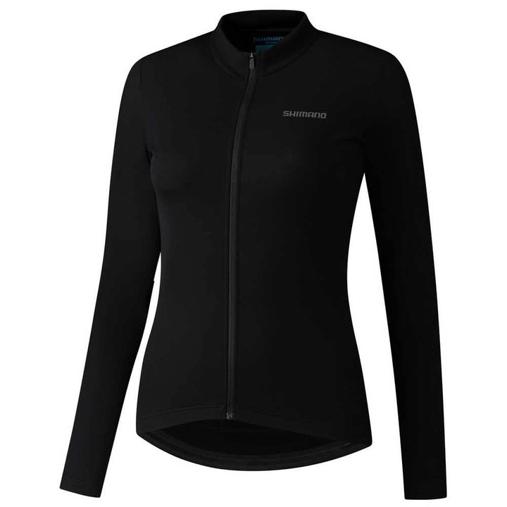 SHIMANO Unisex Sc97014 Damen Element LS Jersey, schwarz, Grösse XL