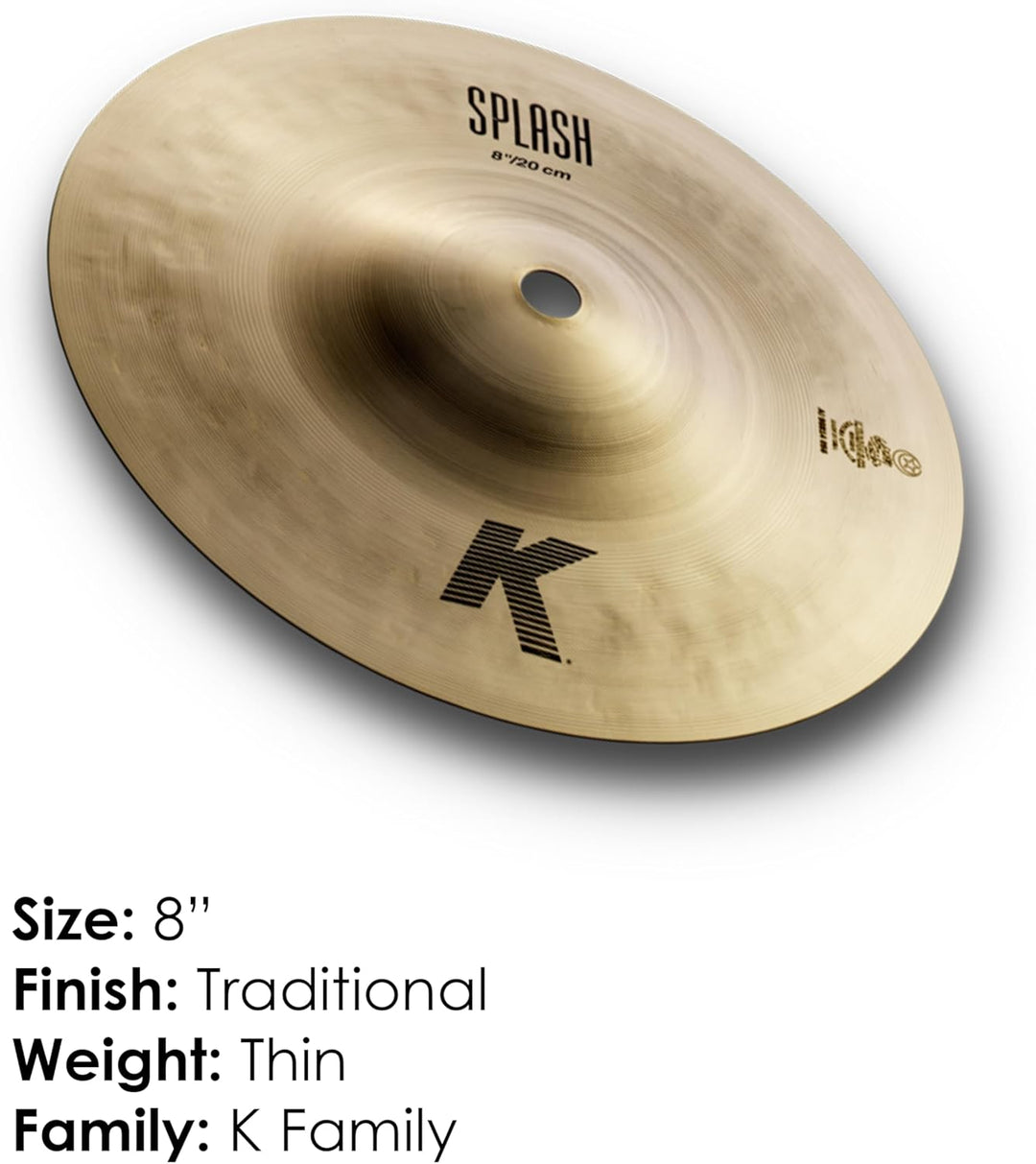 Zildjian K Zildjian Series - 8" Splash Cymbal 8 Zoll, 8 Zoll