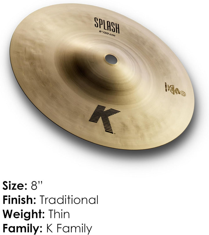 Zildjian K Zildjian Series - 8" Splash Cymbal 8 Zoll, 8 Zoll