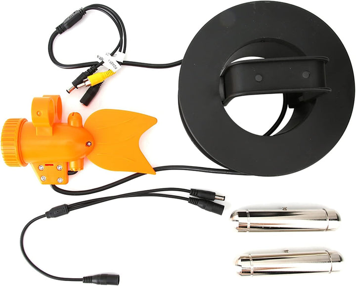 Les-Theresa DC12V 24LED1000TVL HD Unterwasserkamera Farbvideo Nachtsicht Fischfinder(20m), 20m