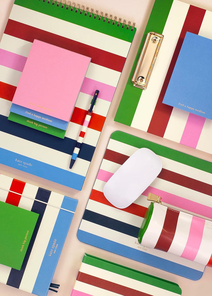 Kate Spade New York Klemmbrett-Folio mit niedrigem Profil-Clip, professionelles Padfolio inklusive l