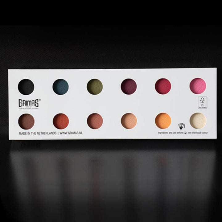 Rouge/Lidschattenpalette FM mit 12 Farben, FM