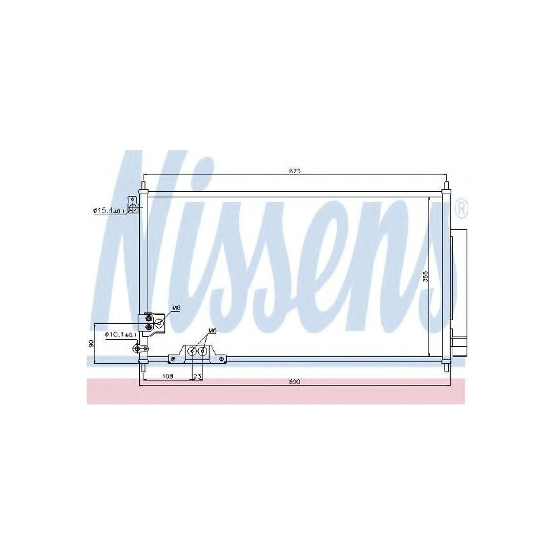 Nissens 94788 Kondensator, Klimaanlage