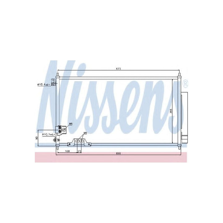 Nissens 94788 Kondensator, Klimaanlage